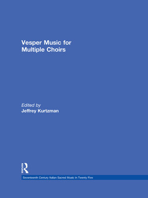 cover image of Vesper and Compline Music for Multiple Choirs